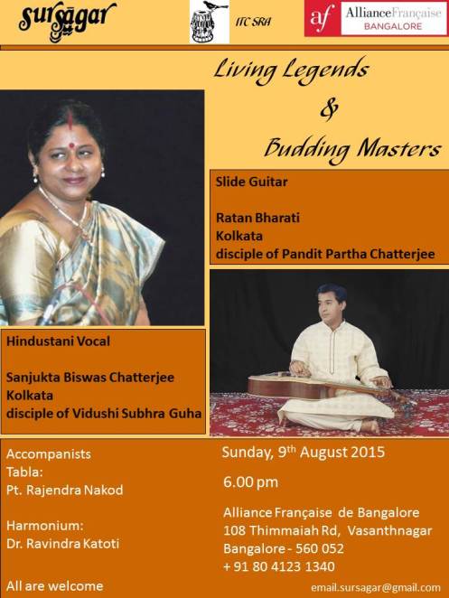 Sursagar's Living Legends and Budding Masters - Hindustani Vocal and Guitar Concert