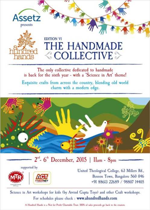 6th Annual Handmade Collective 2015 by A Hundred Hands at The United Theological College Bangalore