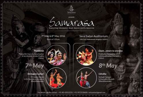 Samarasa - Thematic Duet Performances Presented by Nrityantar at Seva Sadan, Bengaluru